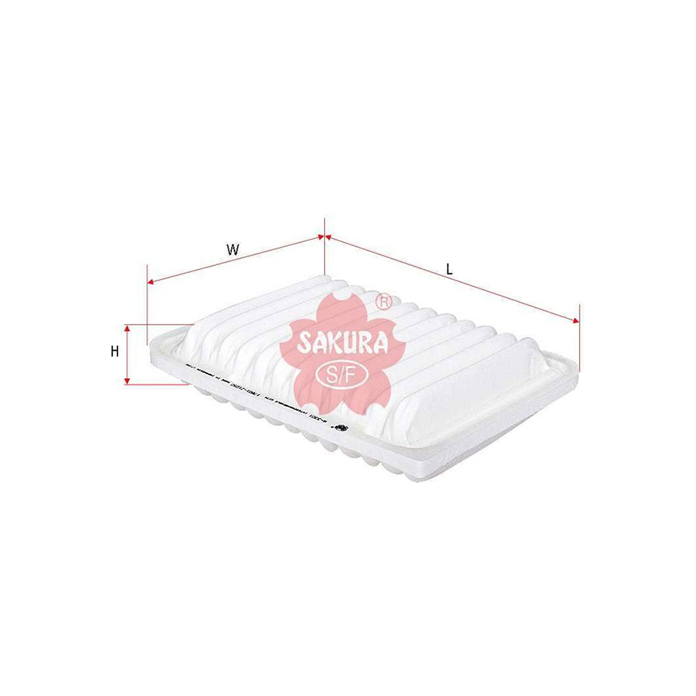 SAKURA AIR FILTER 17801-21050 FOR TOYOTA A-3301