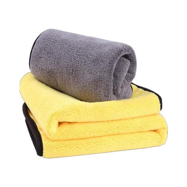 PREMIUM MICROFIBER DOUBLE SIDE CAR CLEANING TOWEL