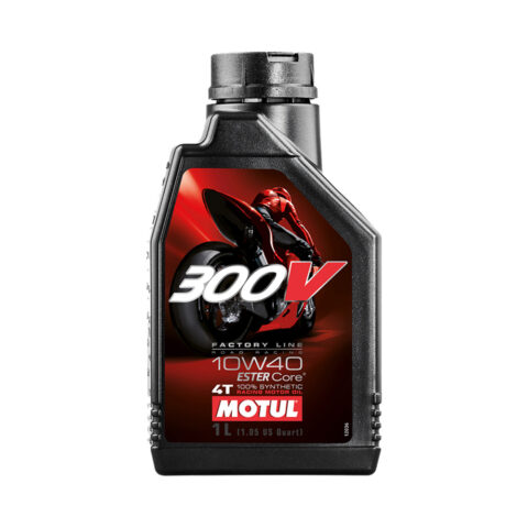 MOTUL 300V ESTER CORE FULL SYNTHETIC RACING MOTOR OIL 10W 40 4T